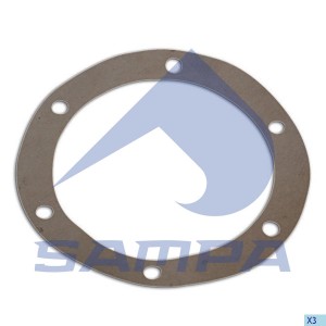 прокладка крышки ступицы !бумаж 120x160x3 \SAF RBM,RLSM,RSM,RZM,WRLZM,WRZM 075037 SAMPA