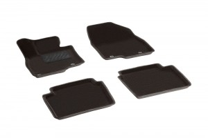 Коврик салона MAZDA 6 NEW (12-) 3D 3-х слойная конструкция черный (5 предм.) SEI 83711 SEINTEX