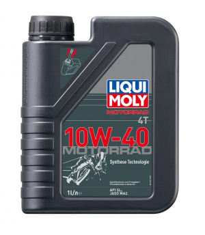 Масло моторное для 4-х тактных двигателей LIQUI MOLY Motorbike 4T 10W40 синт.1л 7609 LIQUI MOLY