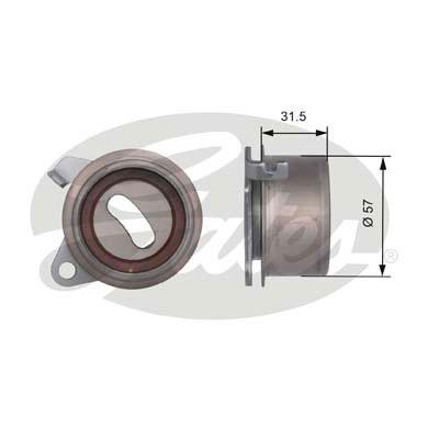 Натяжной ролик привода ГРМ PowerGrip® T41244 GATES