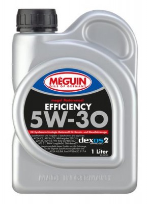 3196 Meguin Синт-ое мот.масло Megol Motorenoel Efficiency 5W-30 SN C2/C3 (1л) 3196 MEGUIN