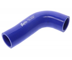 Патрубок ГАЗ-3302 дв.ЗМЗ-406 радиатора подводящий верхний (d=38) синий силикон M 13016027 MEGA POWER