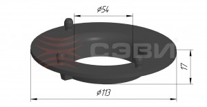 Подушка под пружины Лада Vesta, Ларгус, RENAULT: Logan, Sandero (нижняя) (СЭВИ-Э 1409-6756 SEVI