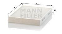 Фильтр салонный CU2736-2 CU 2736-2 MANN FILTER