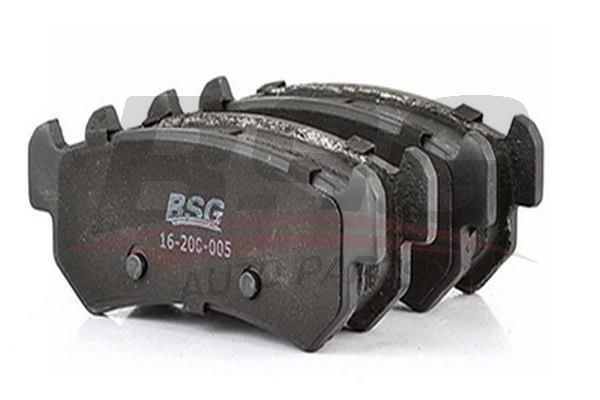 Колодки тормозные CHEVROLET Lacetti (-06), Nubira (1.4/1.8) (03-) задние (4шт.)  BSG 16-200-005 BSG
