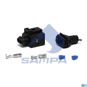 Разъем электрический 2-х контактный 096.3332 SAMPA