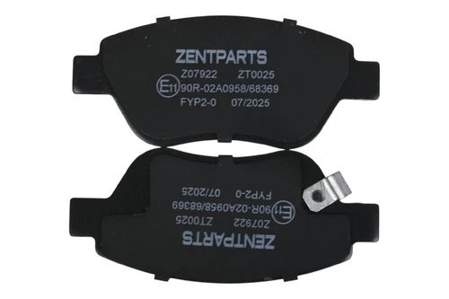 колодки тормозные дисковые! передние Opel M13/S07, FIAT Doblo Z07922 ZENTPARTS