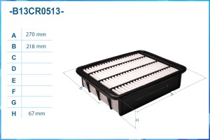 Фильтр воздушный B13CR0513 B13CR0513 CWORKS