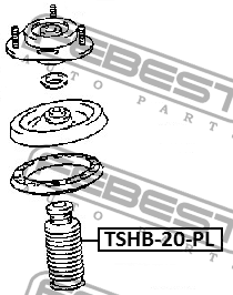 Пылезащитный комплект универсальный PVC D20 TSHB-20-PL TSHB-20-PL FEBEST