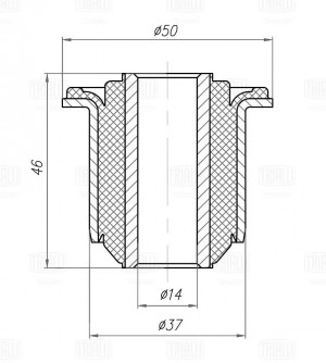 Сайлентблок для а/м Renault Duster 10- нижн. рычага перед. подвески SB0942 SB0942 TRIALLI