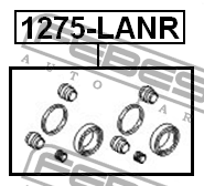 Ремкомплект суппорта задний HYUNDAI ELANTRA 00-06 1275-LANR 1275-LANR FEBEST