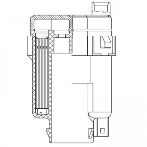 Фильтр топл. тонк. очистки для а/м Hyundai Santa Fe (00-) 2.4i/2.7i (VS-FF 0806) VSFF0806 START VOLT