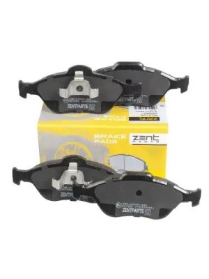 колодки дисковые передние! Ford Fiesta 1.3-1.6/1.4TDCi/1.8Di 00> Z07272 ZENTPARTS