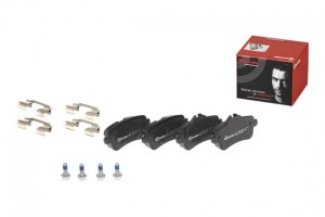 Колодки тормозные MERCEDES ML (W166) (11-),A (W176) (13-) задние (4шт.) BREMBO P50099 BREMBO