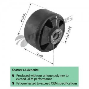 Сайлентблок ROR балансира (150х120мм) MANSONS 780.090 MANSONS