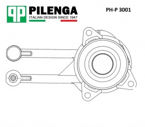 Цилиндр сцепления рабочий FOCUS 1 1.4-1.8  PH-P3001 PHP3001 PILENGA