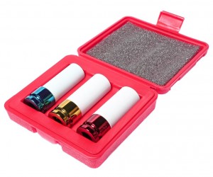 Набор головок ударных для литых дисков 17-19-21мм L=87мм 3 предмета в кейсе JTC JTC-3304 JTC TOOLS