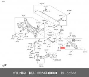 HYUNDAI I30 (2007-2012)/KIA CEED (2012>) 552333R000 HYUNDAI KIA