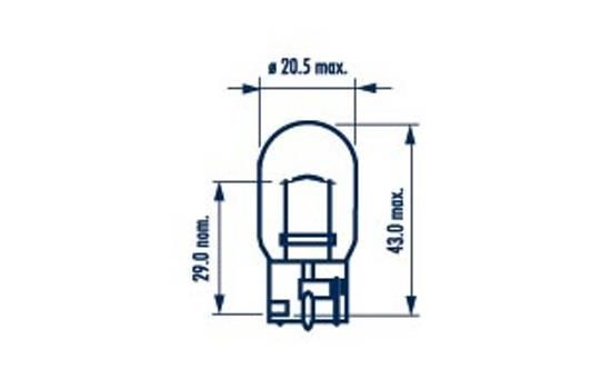 Лампа 12V W21W W3х16d NARVA 176323000 NARVA