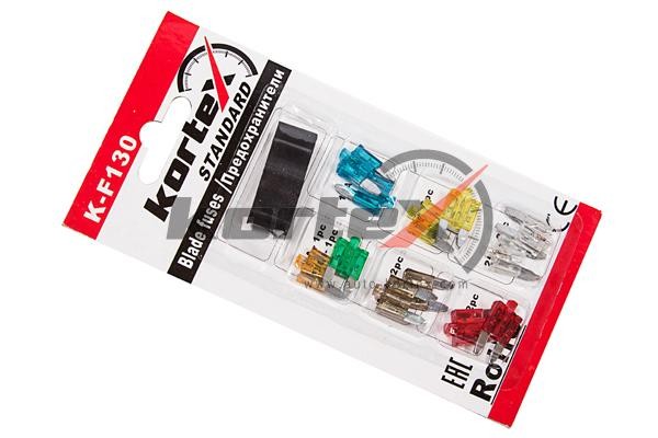 Предохранитель 5-30А флажковый MINI с индикатором LED комплект 12шт. KORTEX K-F130 KORTEX