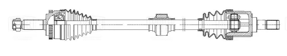 Привод Hyundai i30 FD (07-) 1.4i/1.6i 5MT (перед. прав.) (AR 0808) AR 0808 TRIALLI