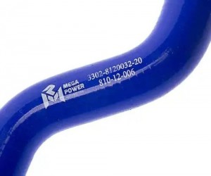 Патрубок ГАЗ-3302 отопителя отводящий силикон (d=20) MEGAPOWER 81012006 MEGA POWER