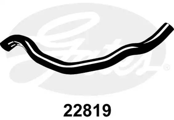 патрубок системы охлаждения! Volvo S60 02-09 22819 GATES