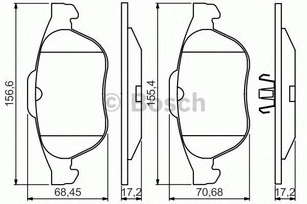MEGANE II (2002-2009) 0 986 495 264 BOSCH