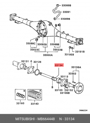 Втулка MITSUBISHI ОЕ MB664448 MITSUBISHI