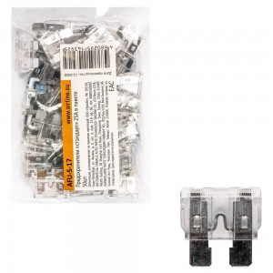 Предохранители флажковые Стандарт 25А для а/м ВАЗ 2110 н/о AIRLINE 50 шт. AFUS17 AIRLINE