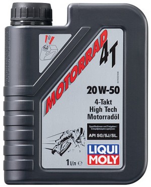 7632 LiquiMoly Мин. мот.масло д/4-т.мотоц. Motorbike 4T Street 20W-50 SN Plus MA 7632 LIQUI MOLY