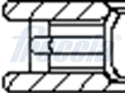 кольца поршневые! d79x1.2x1.5x2 STD (1)\ Ford Fiesta/Focus/Mondeo 1.6 99> FR10214900 FRECCIA