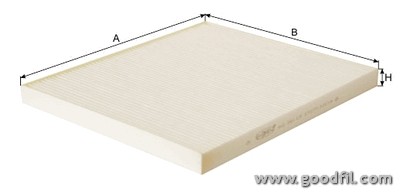 Фильтр салона AG381CF AG 381 CF GOODWILL