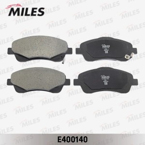 Колодки тормозные передние (без датчика) (Смесь Low-Metallic) TOYOTA AVENSIS 03/ E400140 MILES