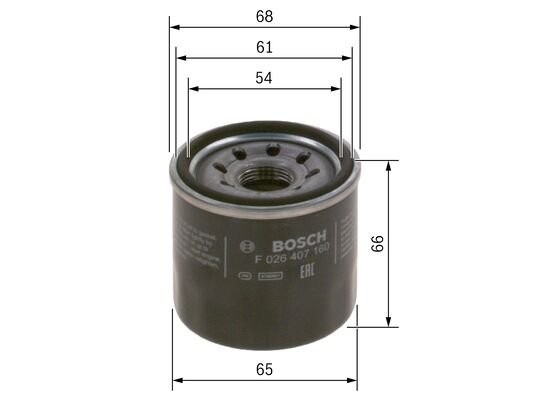Фильтр масляный F026407160 F 026 407 160 BOSCH