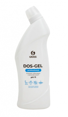 гель дезинфицирующий чистящий! 'DOS-Gel' Professional 750мл\ 125551 GRASS