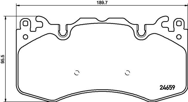 Колодки тормозные P44023 P44023 BREMBO