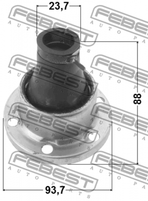 Пыльник ШРУСа кардан вала HYUNDAI TERRACAN 2001-2007 1215-TERSA 1215-TERSA FEBEST