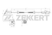 Датчик ABS передн. Citroen C4 I II 04- Peugeot 307 00- 308 07- 3008 09- SE-6205 SE-6205 ZEKKERT