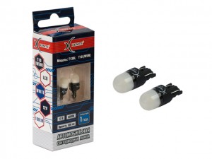 Лампа светодиодная 12V W5W W 2.1х9.5d блистер (2шт.) XENITE 1009571 XENITE