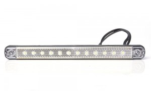 Фонарь габаритный led -  "slim" с отражателем передний позиционный огонь / свето 826 WAS