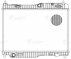 Радиатор отопителя FORD Fiesta (08-) LUZAR LRC1086 LUZAR
