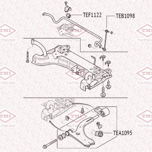 FORD FIESTA/FUSION/MAZDA 2 TEA1095 TATSUMI
