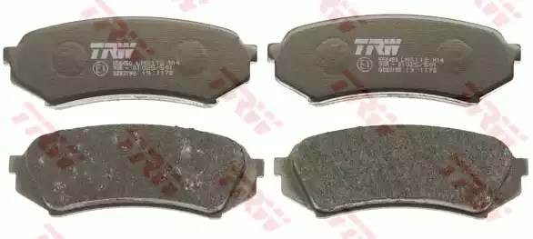 Колодки задние TOYOTA LAND CRUISER 100, LEXUS LX470 GDB3198 GDB3198 TRW