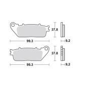Колодки дисковые MCB817SH MCB817SH TRW LUCAS