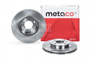 Диск тормозной передний вентилируемый 3050030 METACO