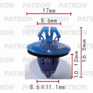 КРЕПЛЕНИЕ ОБШИВКИ Toyota P370068 PATRON