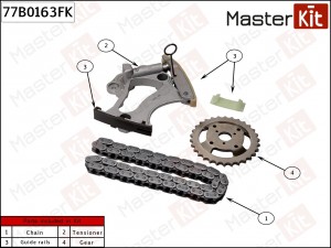 Комплект цепи распредвала CGWD,CTUA 77B0163FK MASTERKIT 77B0163FK MASTER KIT