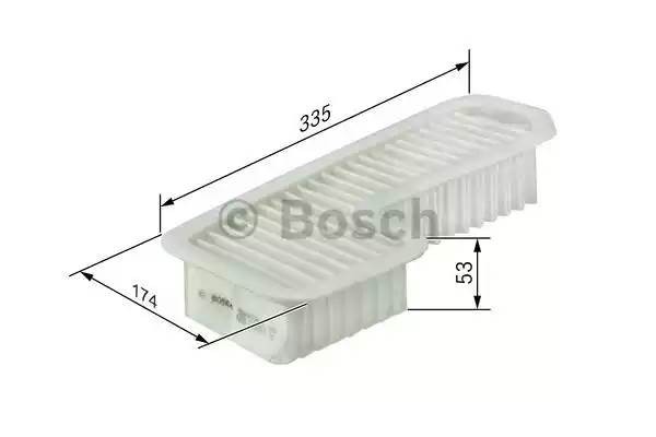 фильтр воздушный!\ Toyota RAV4 1.8 16V/Lexus IS200 2.0 99> F 026 400 158 BOSCH