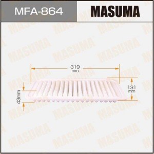 фильтр воздушный!\ Daihatsu YRV K3-VET M201G/M211G 00>, Hijet-Atrai EFDET/EFVE S MFA-864 MASUMA